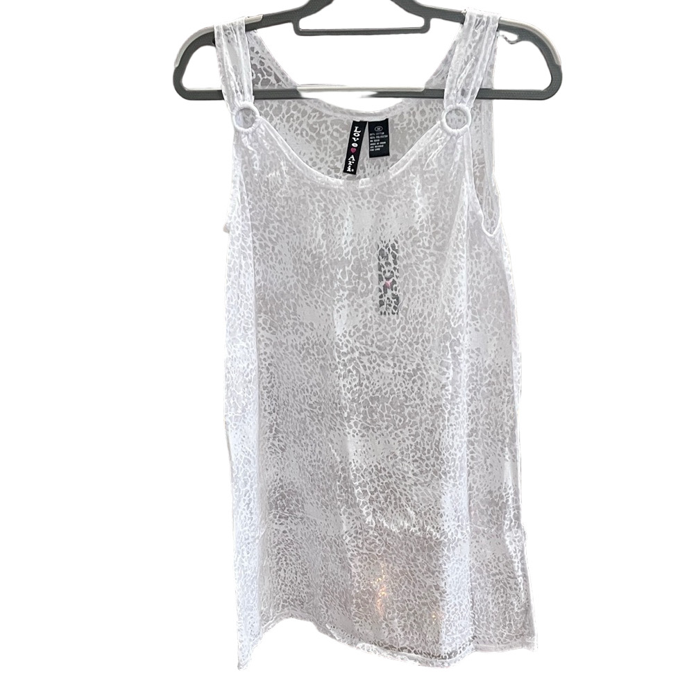 Love Ari White Cover Up Dress Medium